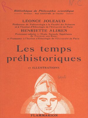 cover image of Les temps préhistoriques...